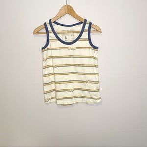 Patagonia Ridge Rise Stripe Repeat Tank White Rainbow Size XS